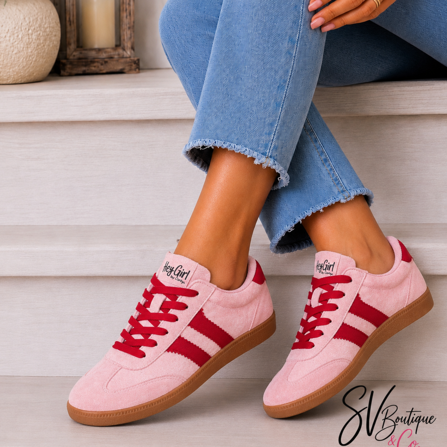 Heads Up Pink Red Combo Corkys - SV Boutique & Co.
