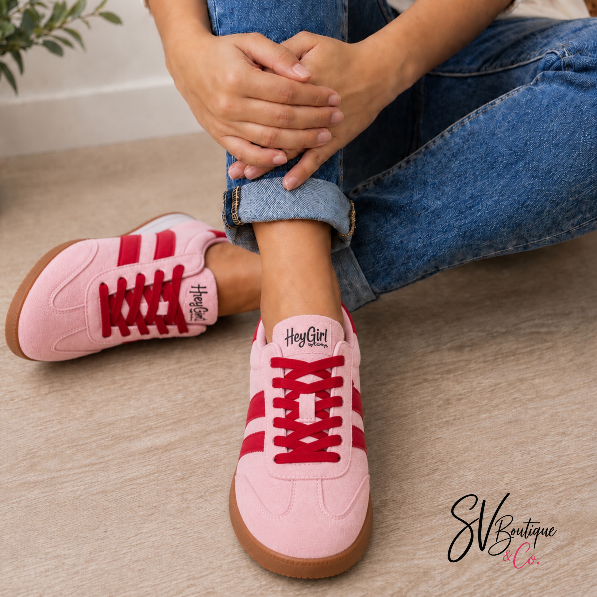 Heads Up Pink Red Combo Corkys - SV Boutique & Co.