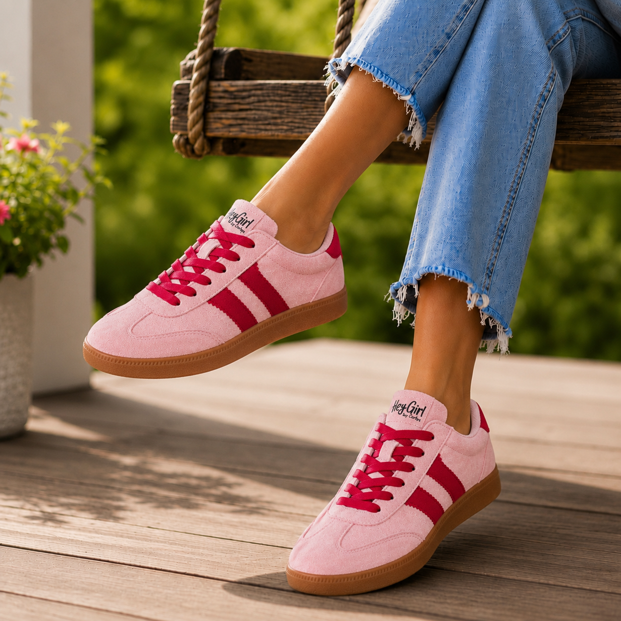 Heads Up Pink Red Combo Corkys - SV Boutique & Co.