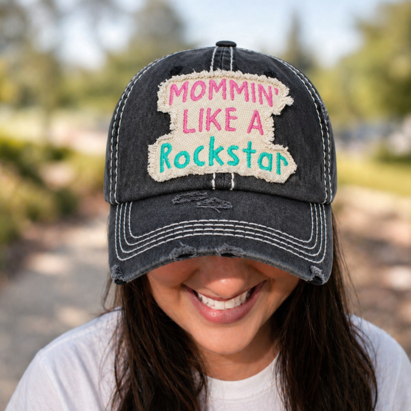 Mommin' Like A Rockstar Baseball Cap - SV Boutique & Co.