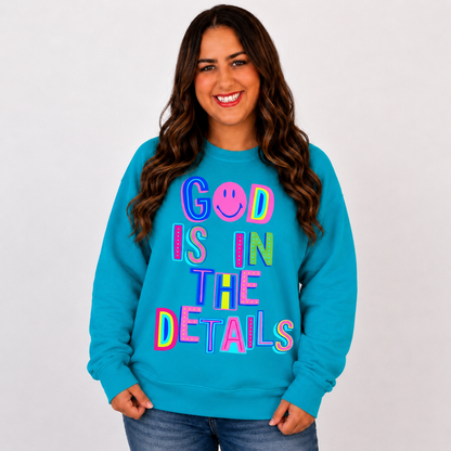 God Is In The Details Crewneck Pullover