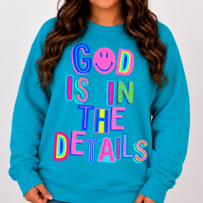 God Is In The Details Crewneck Pullover