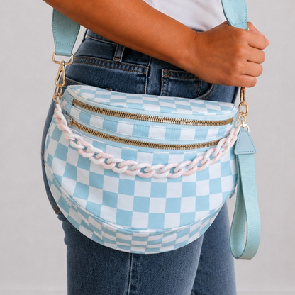 Checkered Crossbody Bag - SV Boutique & Co.