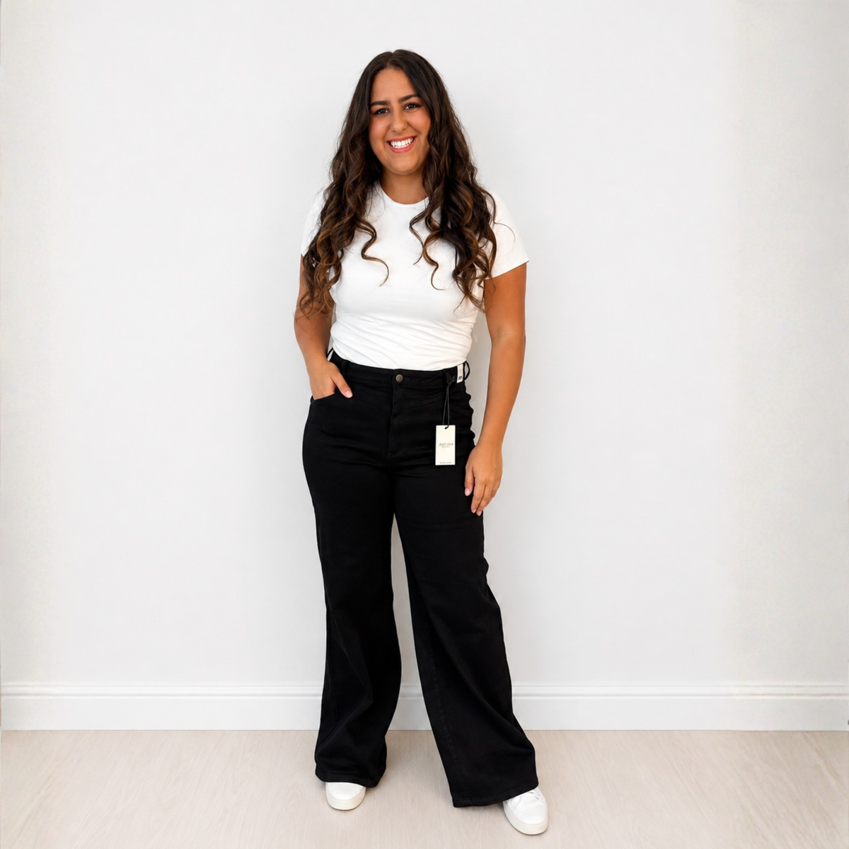 Judy Blue Black Retro Wide Leg Jeans - SV Boutique & Co.