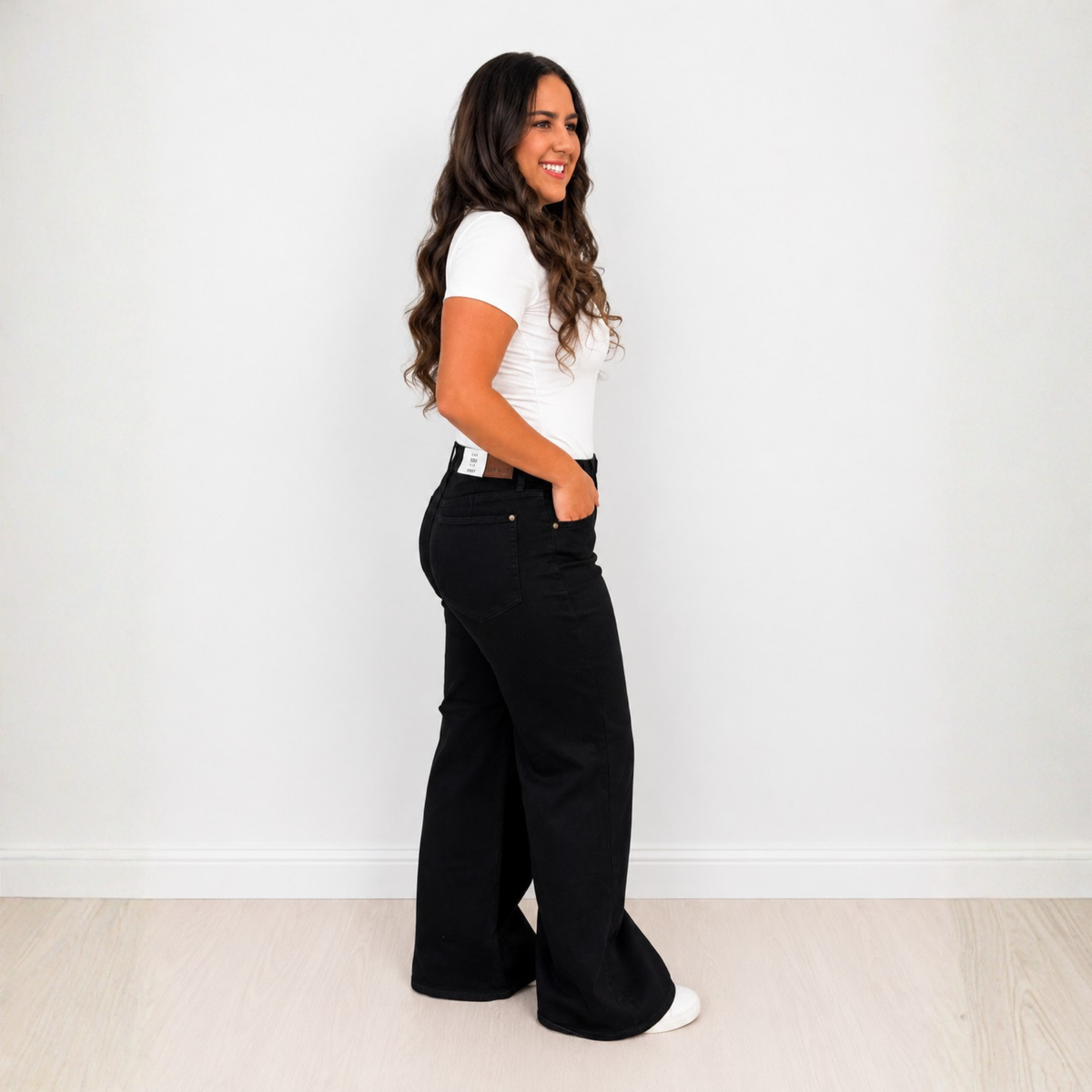 Judy Blue Black Retro Wide Leg Jeans - SV Boutique & Co.
