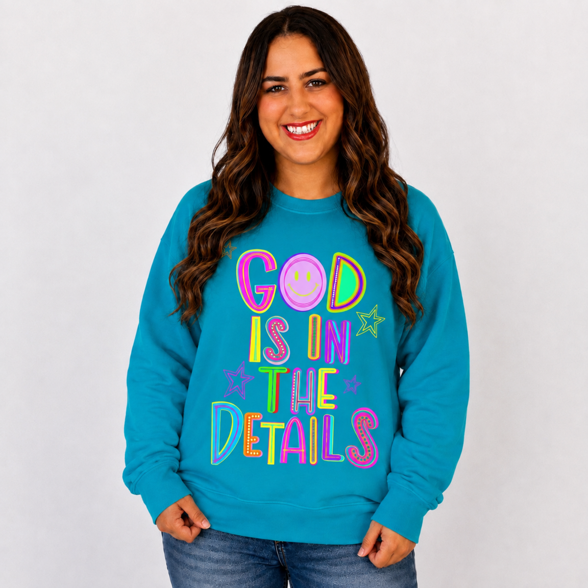 God Is In The Details Crewneck Pullover - SV Boutique & Co.
