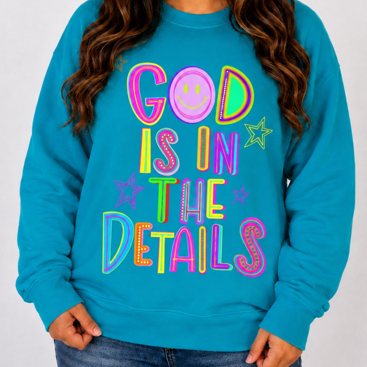 God Is In The Details Crewneck Pullover - SV Boutique & Co.