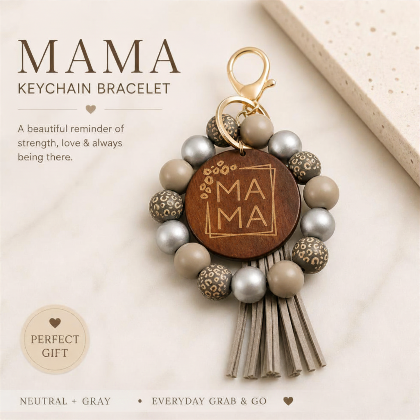 Mama Keychain Bracelet - SV Boutique & Co.