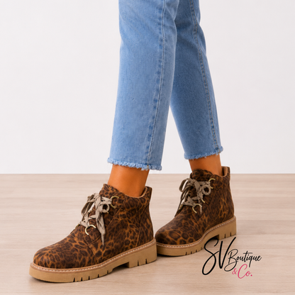 Corkys Campfire Twisted Leopard Boots - SV Boutique & Co.