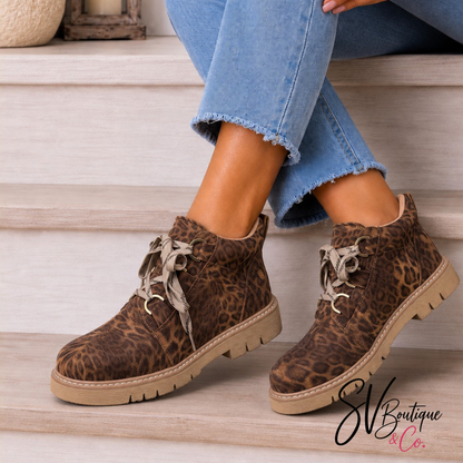 Corkys Campfire Twisted Leopard Boots - SV Boutique & Co.