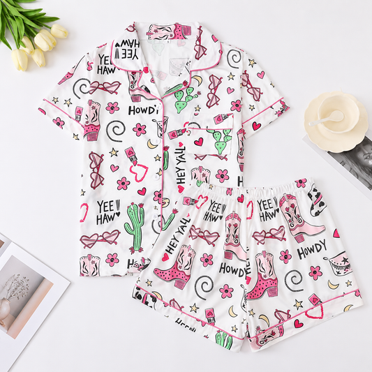 Yee Haw Cowgirl Women's Pj Set FINAL SALE
