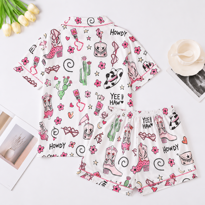Yee Haw Cowgirl Women's Pj Set FINAL SALE