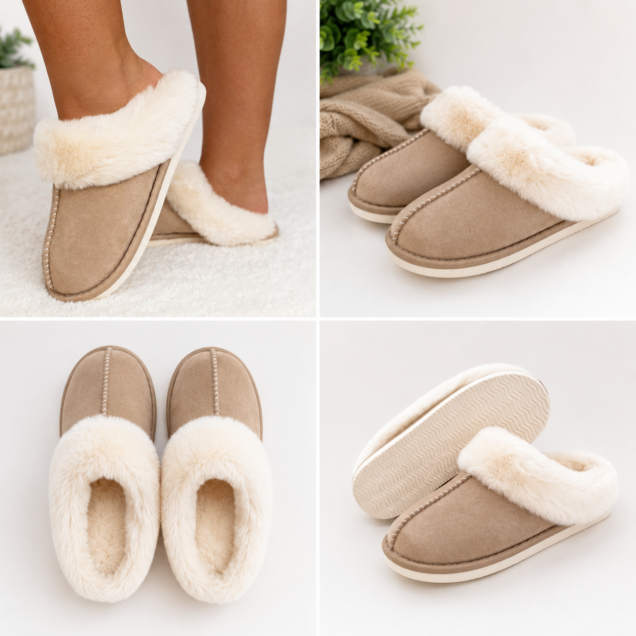 Fur Slippers Indoor/Outdoor FINAL SALE