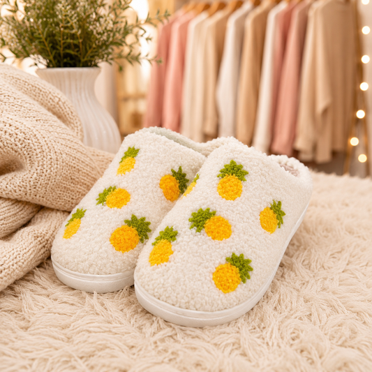 Pineapple Slippers FINAL SALE