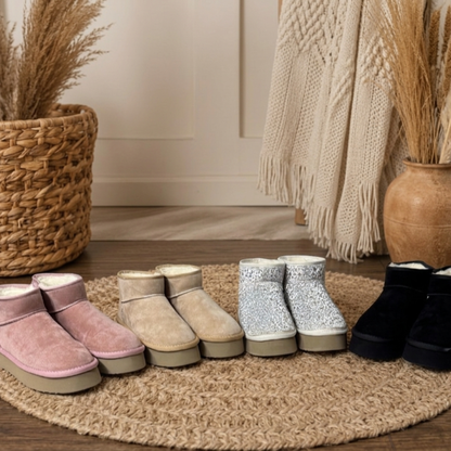 Corkys Room Service Pink Blush Faux Suede Hey Girl - SV Boutique & Co.