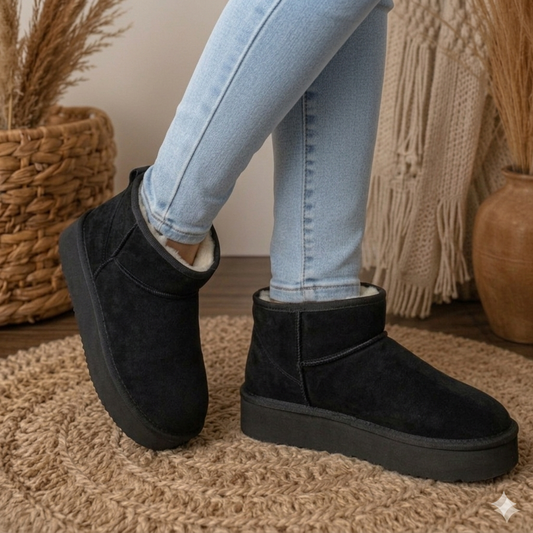 Corkys Room Service Black Faux Suede Bootie - SV Boutique & Co.