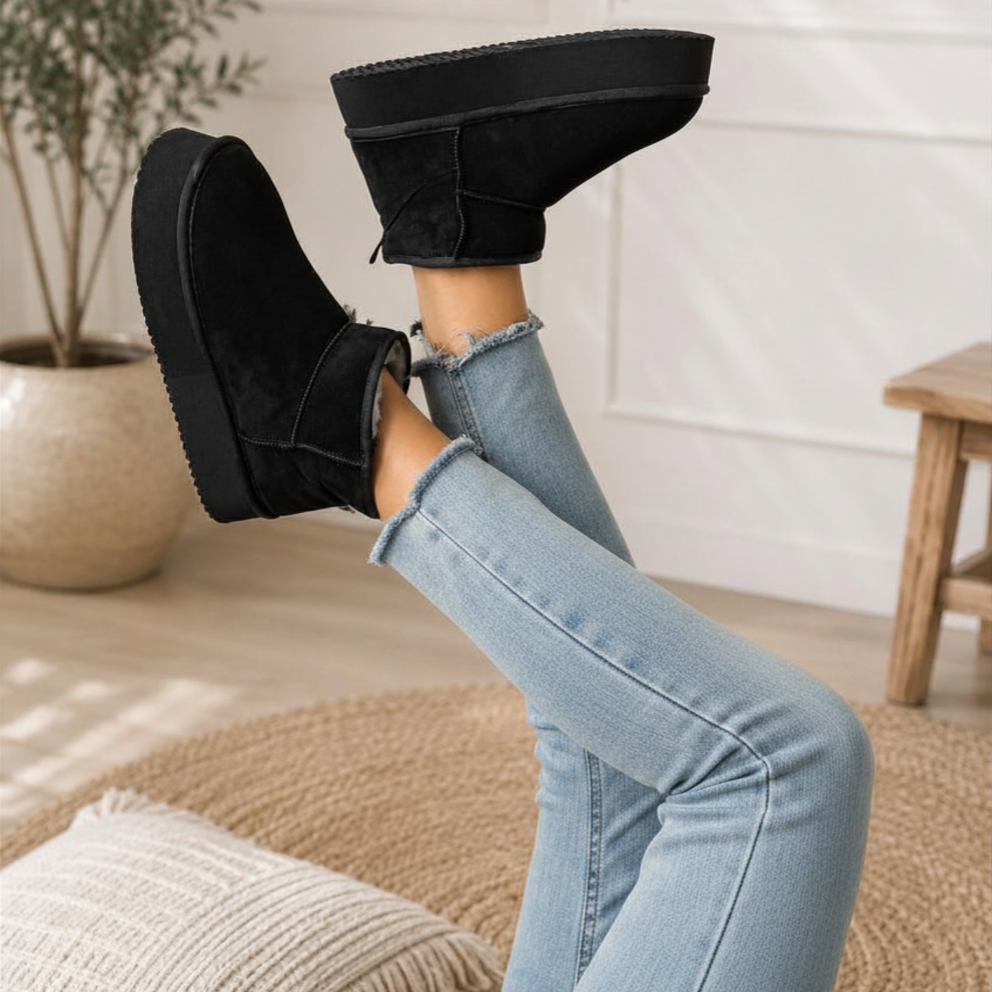 Corkys Room Service Black Faux Suede Bootie - SV Boutique & Co.