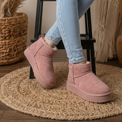 Corkys Room Service Pink Blush Faux Suede Hey Girl - SV Boutique & Co.