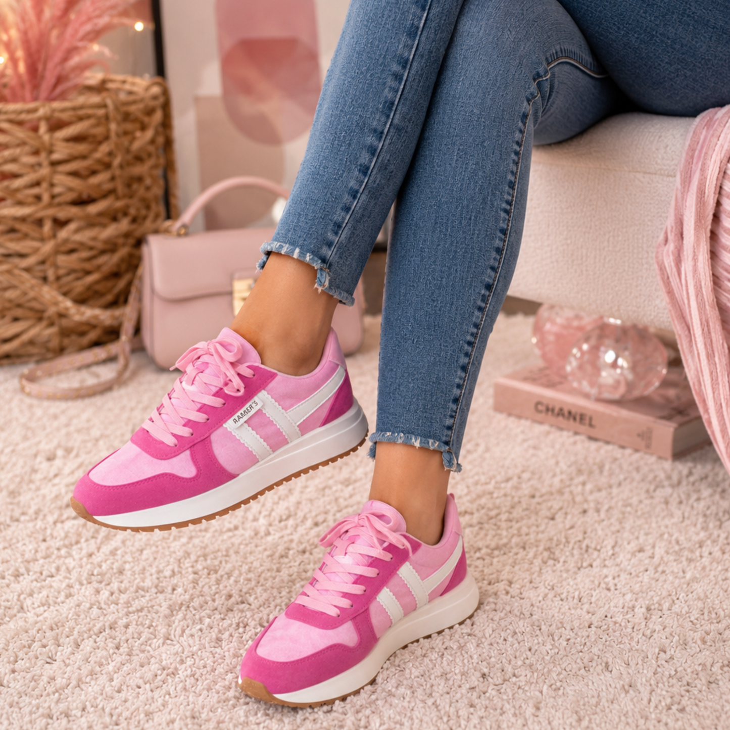 Pink Berry Retro Ace 6 Sneaker - SV Boutique & Co.