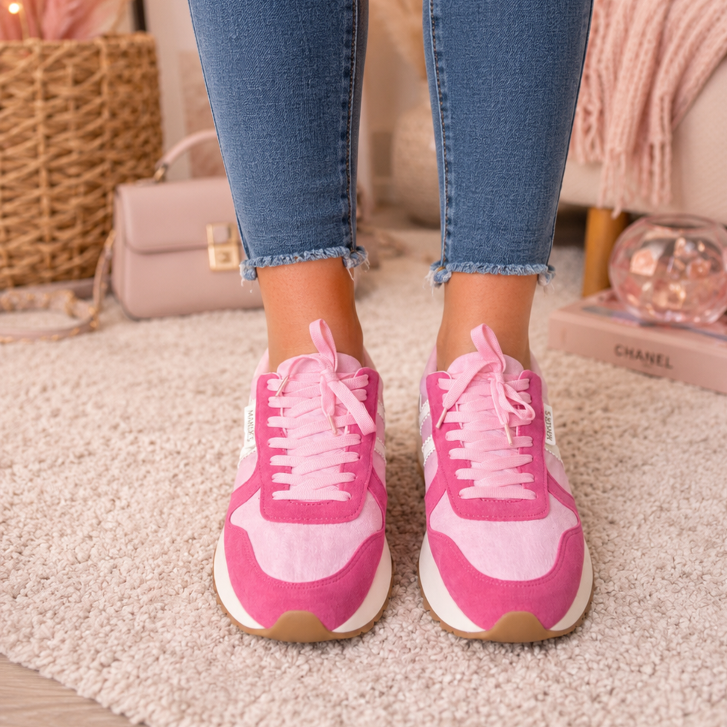 Pink Berry Retro Ace 6 Sneaker - SV Boutique & Co.