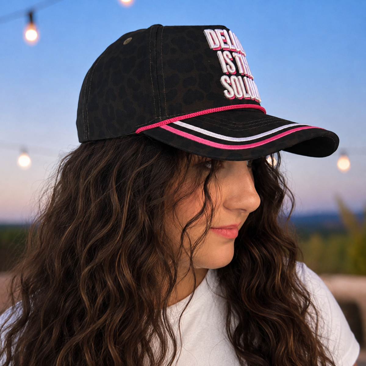 Delulu Is the Solulu Leopard Cap
