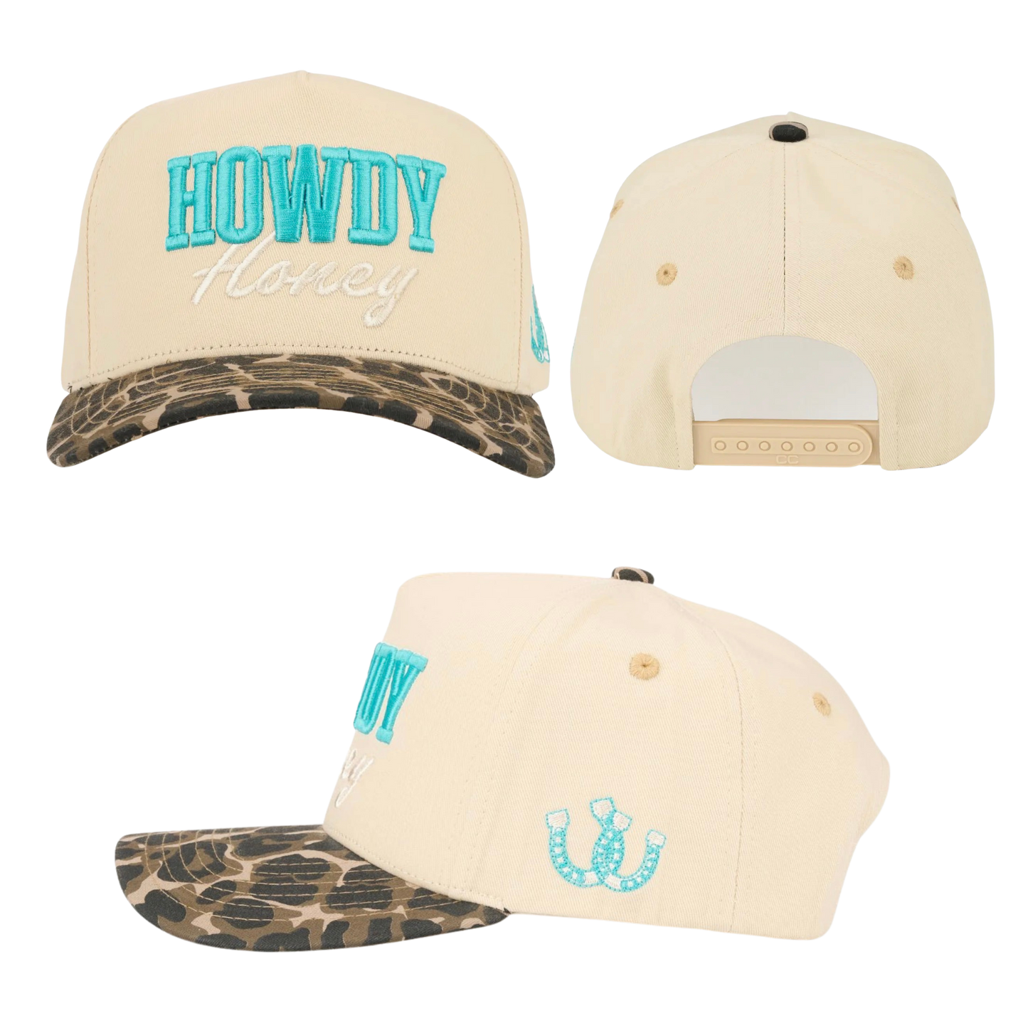 Howdy Honey Leopard Trucker Hat - SV Boutique & Co.
