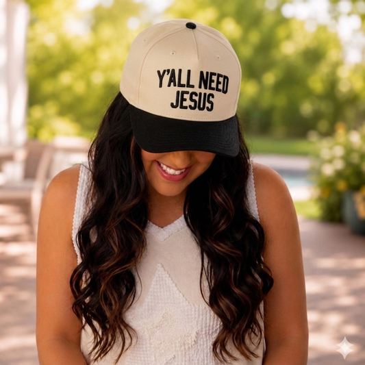 Y’all Need Jesus Trucker Hat - SV Boutique & Co.