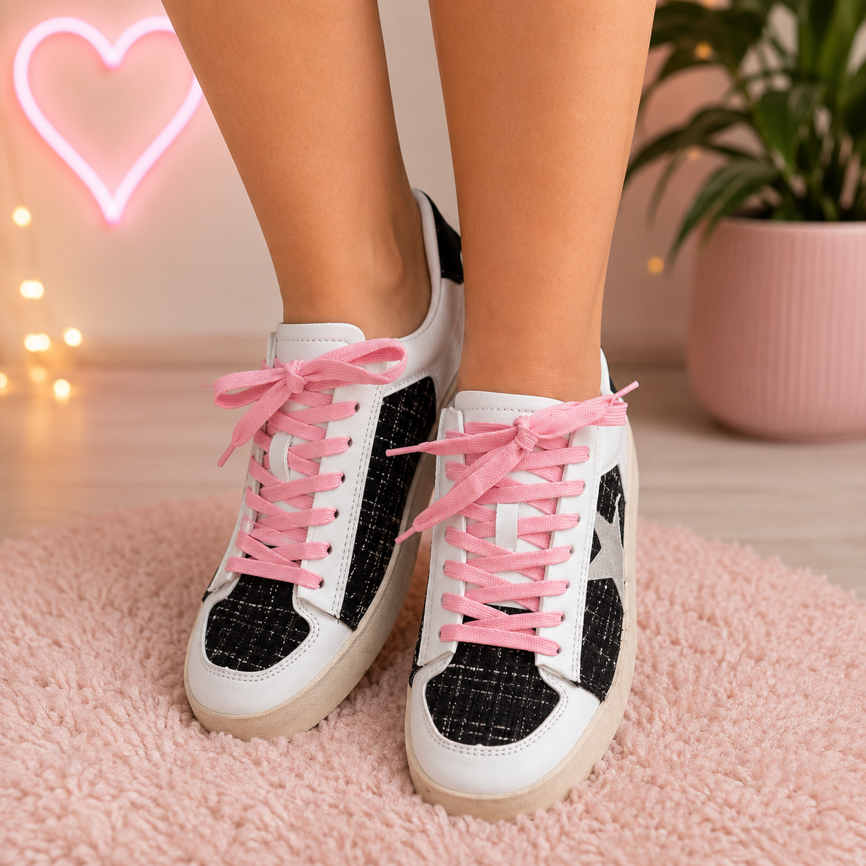 CORKYS ANOTHER ROUND BLACK TWEED SNEAKER FINAL SALE - SV Boutique & Co.