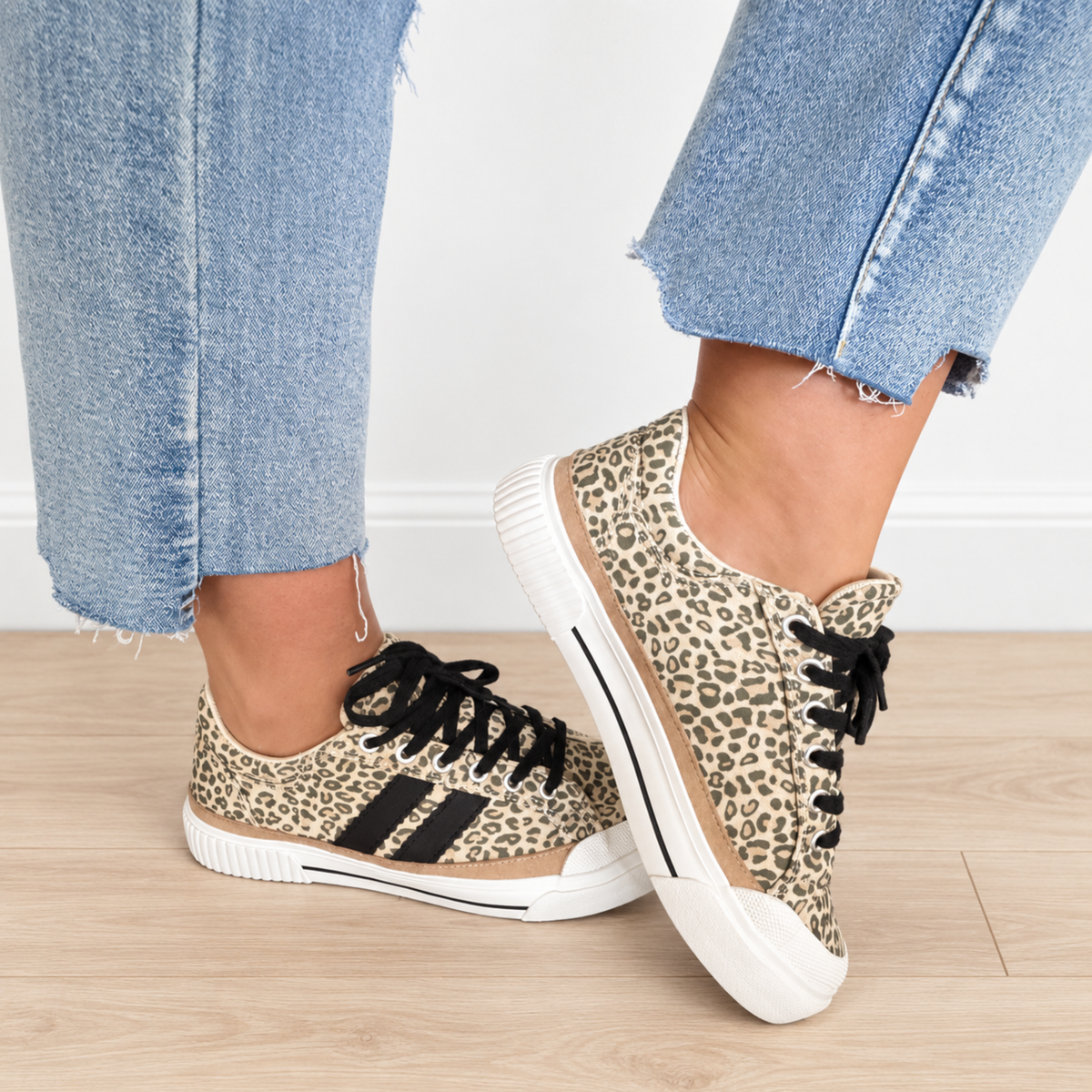 Corkys That’s Her Leopard Sneaker