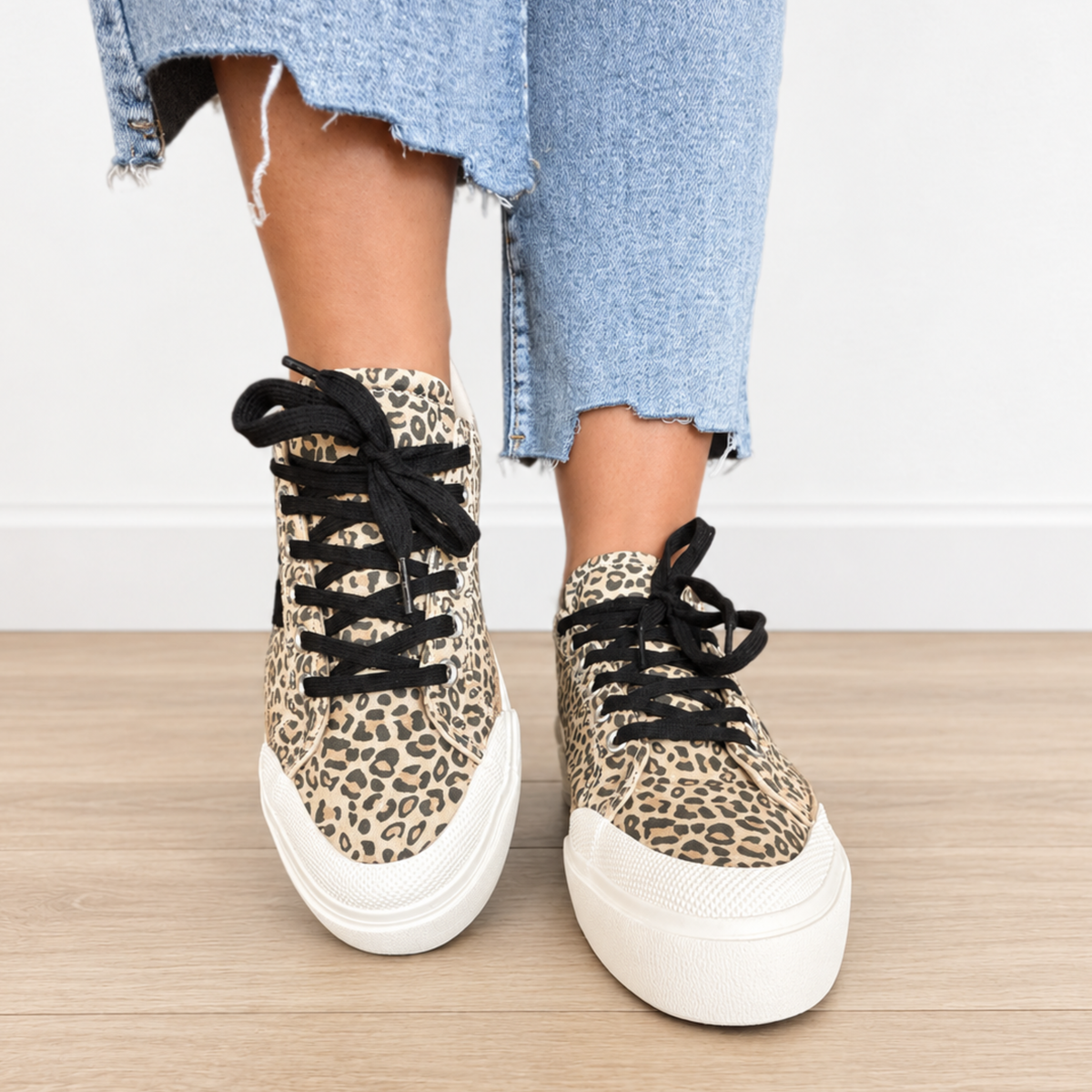 Corkys That’s Her Leopard Sneaker
