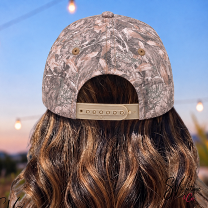 C.C. God’s Country Camo Embroidered Trucker Hat