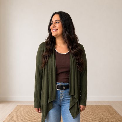 Open Front Cardigan