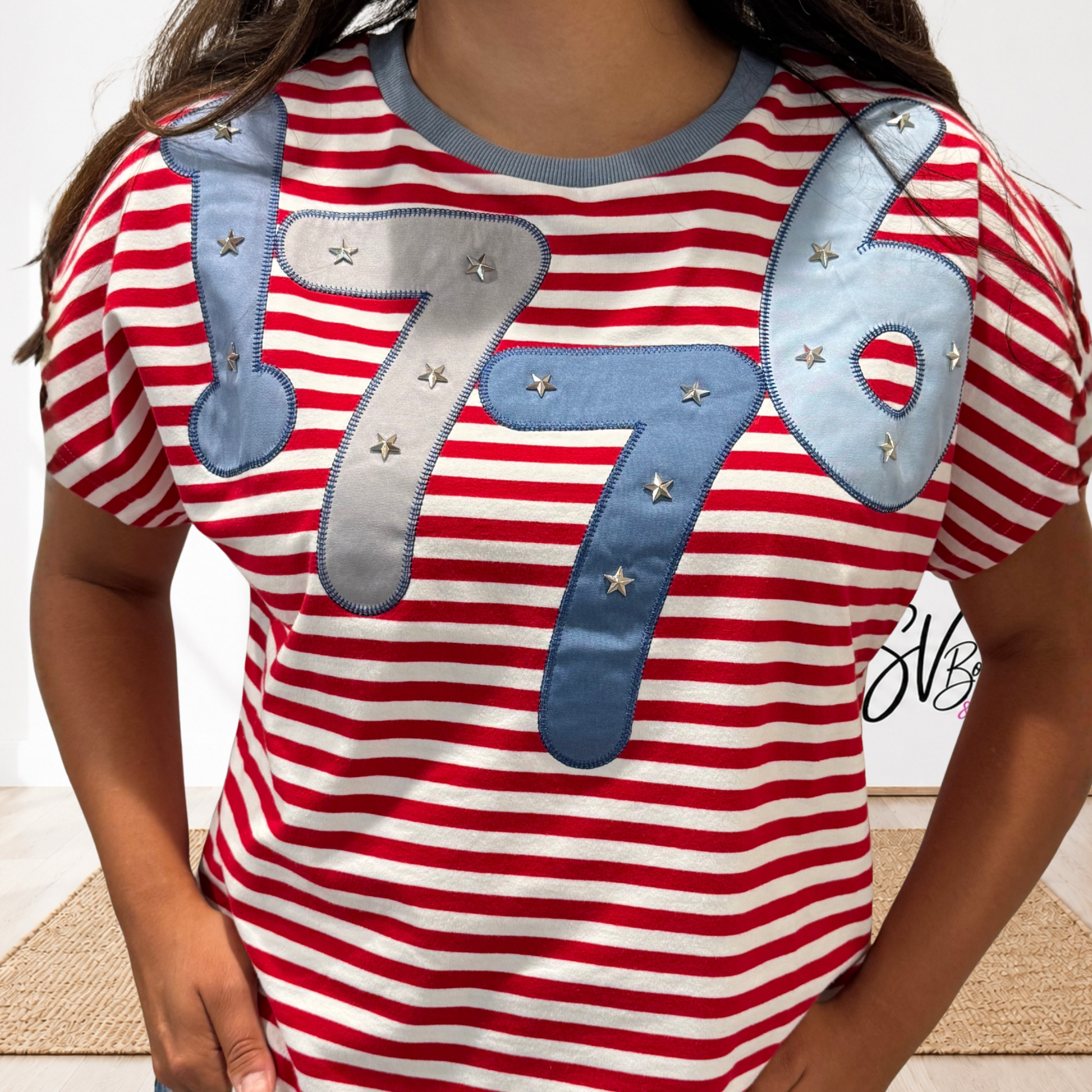 1776 USA Stripe Top - SV Boutique & Co.
