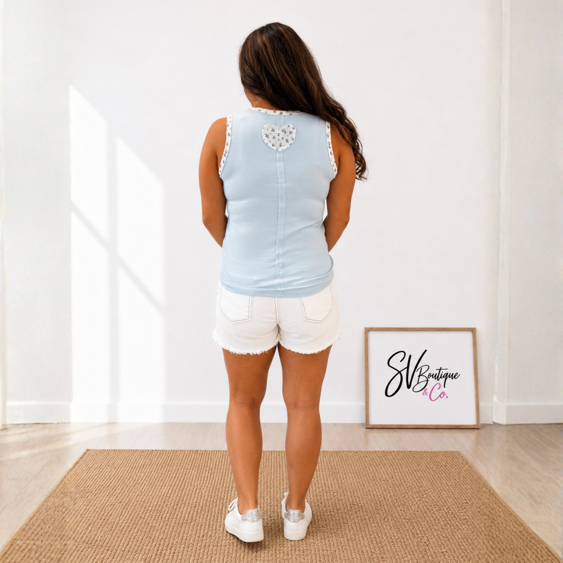 Peace & Love Patch Tank Top - SV Boutique & Co.