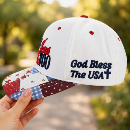 She Loves Jesus and America Too Trucker Hat