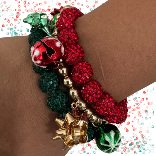 Christmas Cheer 3-Piece Bracelet Set
