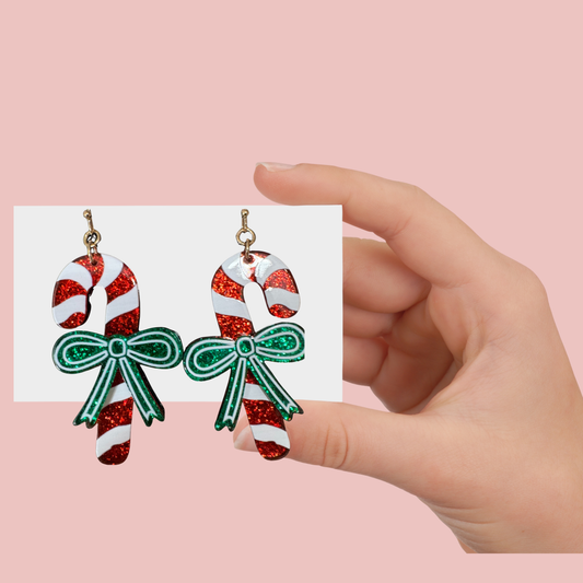 Candy Cane Earrings