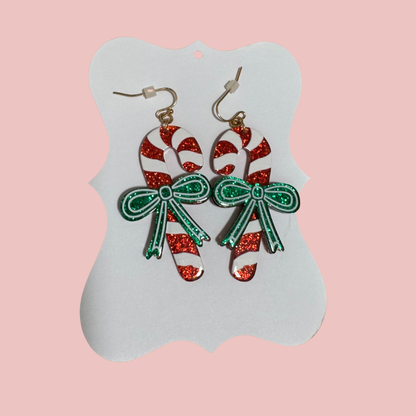 Candy Cane Earrings