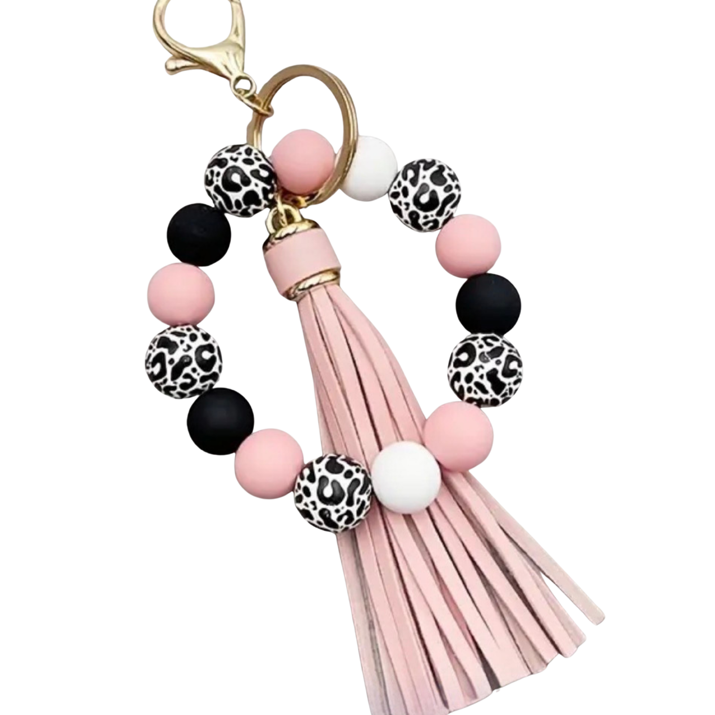 Beaded Key Ring Bracelet