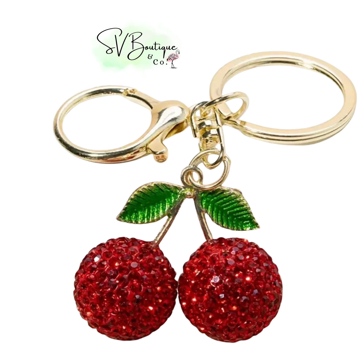 Cherry Keychain - SV Boutique & Co.