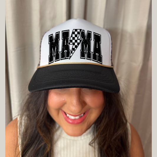 MAMA Leopard Trucker Hat