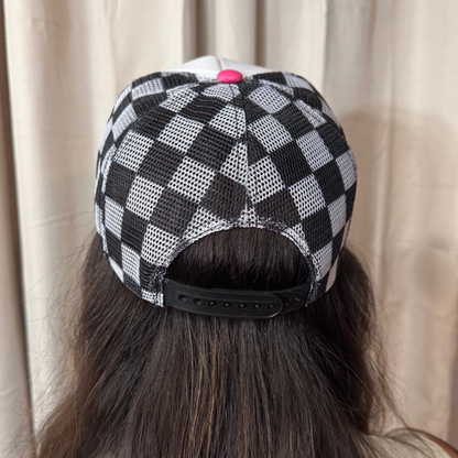 Put It On My Husbands Tab Leopard Trucker Hat