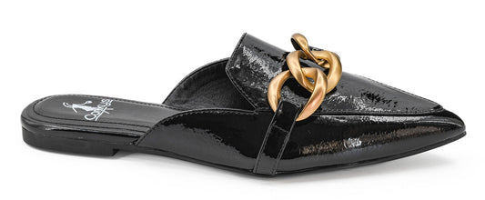 Corkys Playin For Keeps Black Slip On Mule