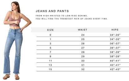 RISEN HIGH RISE STAR PRINTED STRAIGHT CROP JEANS - SV Boutique & Co.