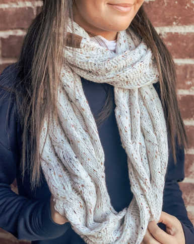 C.C. Flecked Scarf - SV Boutique & Co.