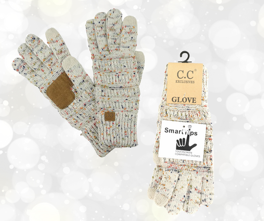 C.C. Flecked Gloves - SV Boutique & Co.