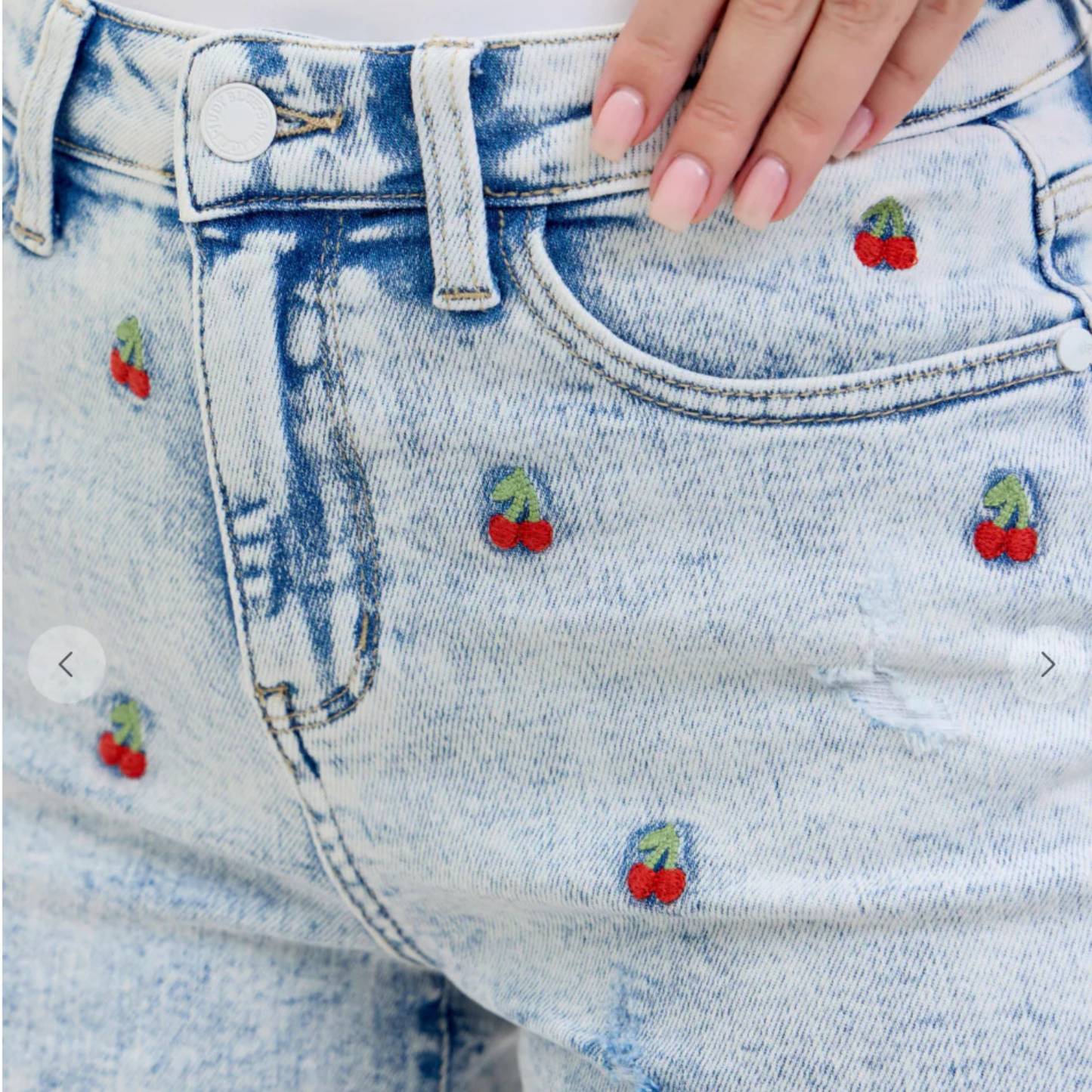 Judy Blue Cherry On Repeat High Rise Shorts - SV Boutique & Co.