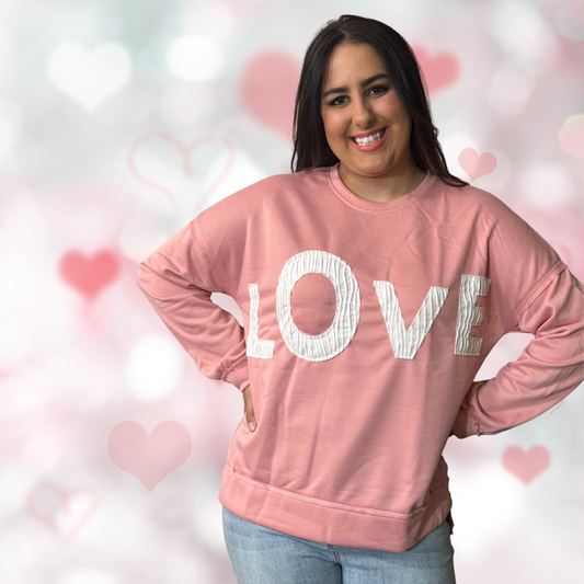 So This Is LOVE High-Low Sweatshirt