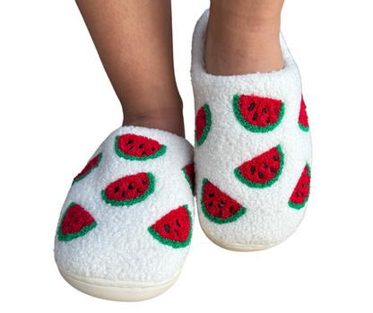 WATERMELON COZY SLIPPERS