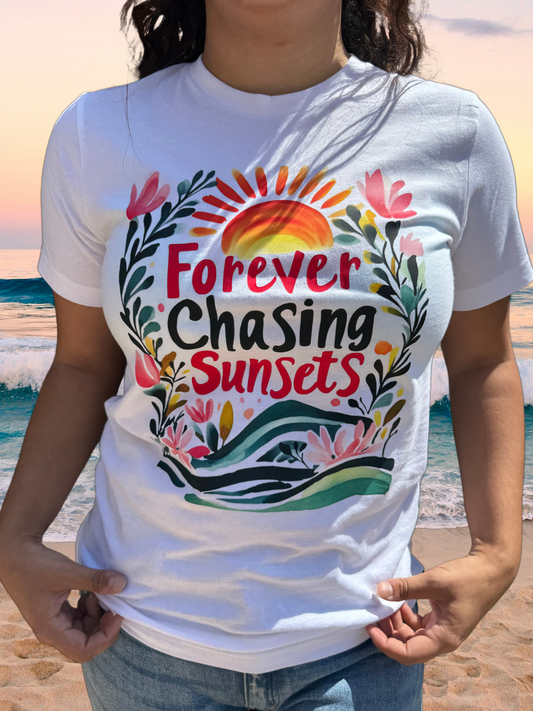 Forever Chasing Sunsets Floral